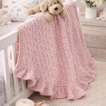 Ruffle Car Seat blanket