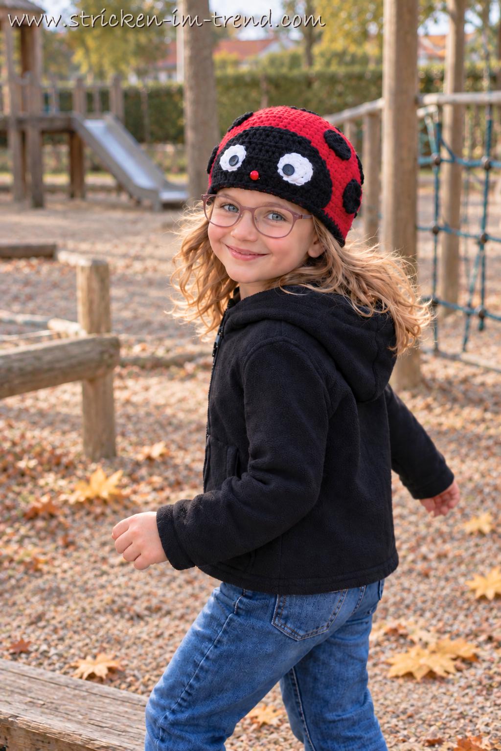 Crochet Pattern Kids Ladybug Hat LadyBug | Easy Beginner Crochet Hat PDF