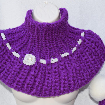 Hat and neck warmer set