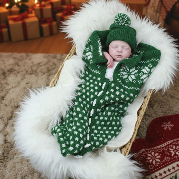Snowflake Cocoon Knitting Pattern #297
