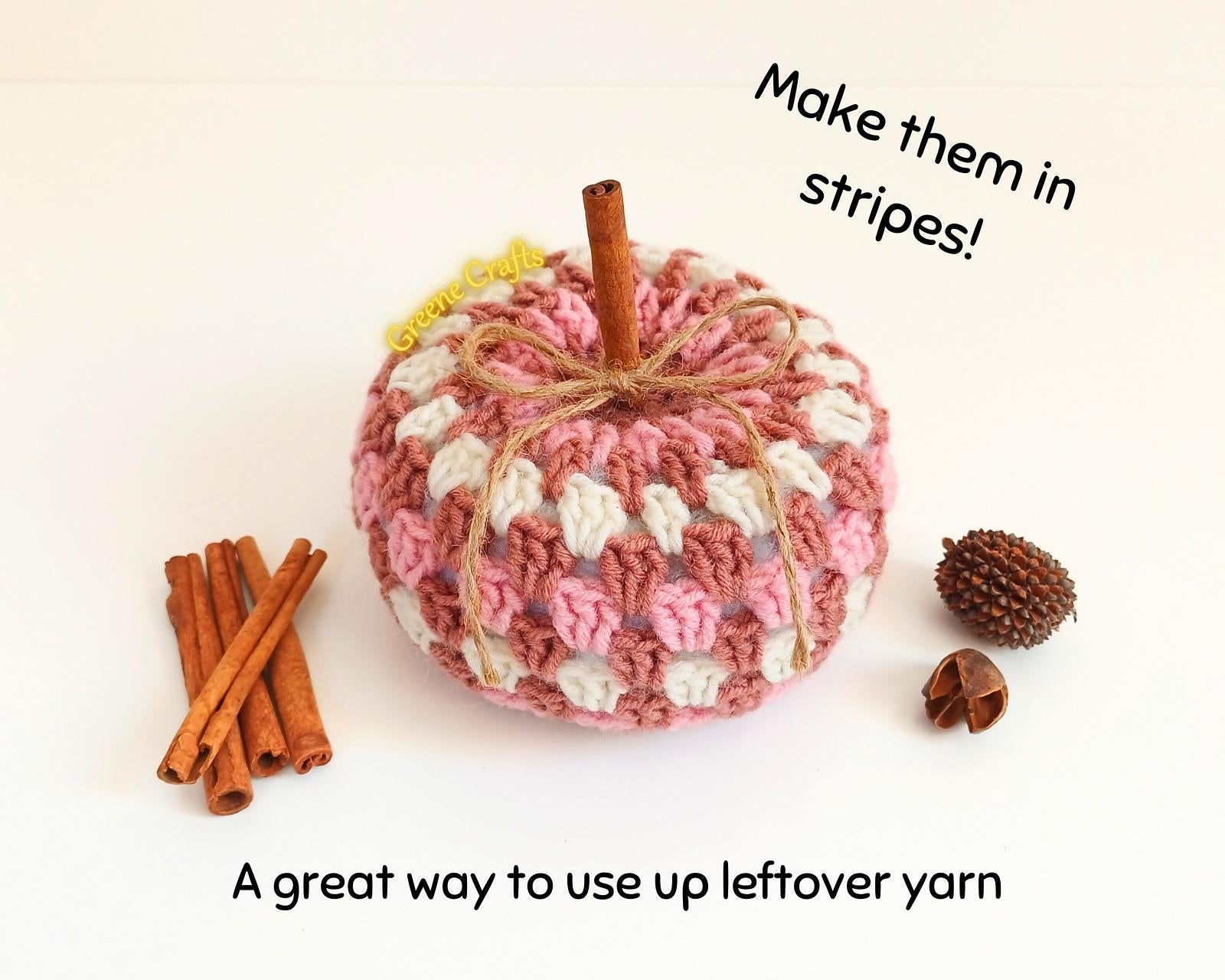 No Sew Granny Stitch Pumpkins