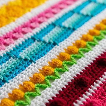 Rainbow Sampler Blanket 2