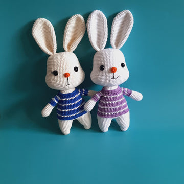 Dumpling bunny, crochet animals, amigurumi crochet, crochet bunny, PDF, English