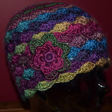 Rainbow Ripple Hat