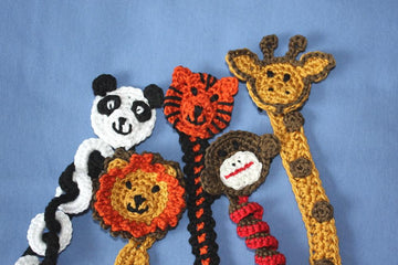 Zoo Animals Soother Pacifier Clip Patterns