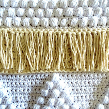 Cushion Pillow Cover Boho Tassel