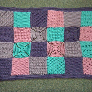 Stitch Pattern Sampler Blanket