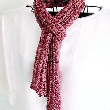Loki's Net Knit Mesh Lace Scarf