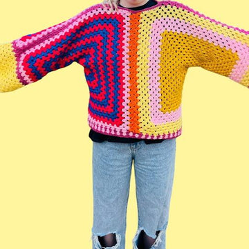 Hexagon Crochet Jumper