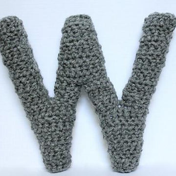 Lowercase W Alphabet Letter Pattern