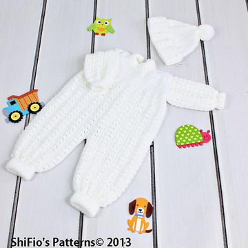 Knitting Pattern baby pram set UK & USA Terms #38