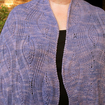 Caspian Waves Shawl