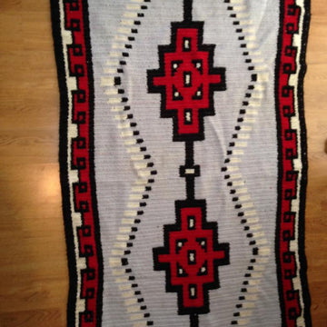 Ganado Red Feather Coverlet