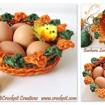 Crochet Baskets JUTE