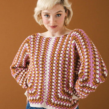 Hexagon Crochet Sweater