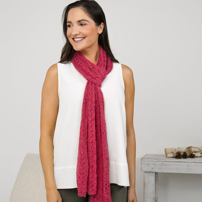964 Enfilade - Scarf Knitting Pattern for Women in Valley Yarns Hatfield