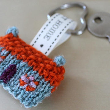 Home Sweet Home Wee House Brooch and Key Ring
