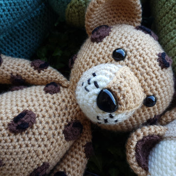 Savanna Savannah Animal Set Crcodile Flamingo Hyena Leopard Meerkat crochet amigurumi
