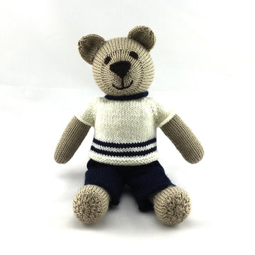 Toby teddy bear knitting pattern 19056
