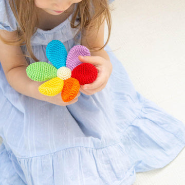 Baby Flower Toy Crochet Pattern