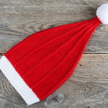 Knit Christmas Santa Hat