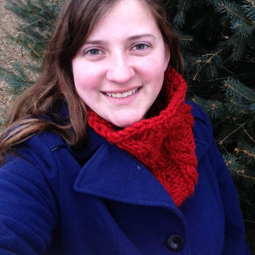Dallas Grey Chunky Cabled Infinity Cowl