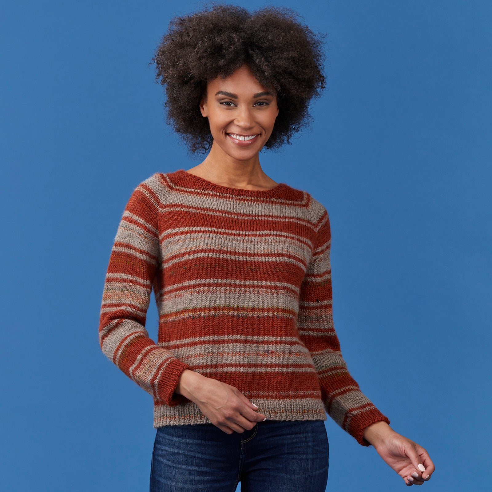Silverthorne Pullover - Sweater Knitting Pattern For Women in Tahki Yarns Gunnison by Tahki Yarns