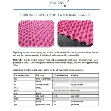 Blanket Unusual Stitch Design