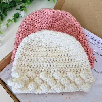 Bobble Stitch Baby Hat