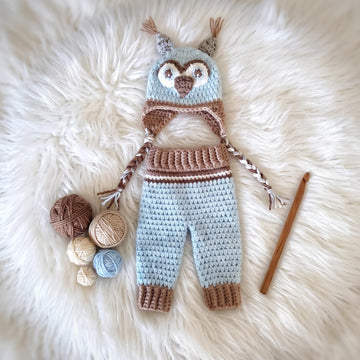 Baby Owl Hat & Pants