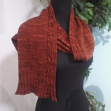 Cable Twist Scarf