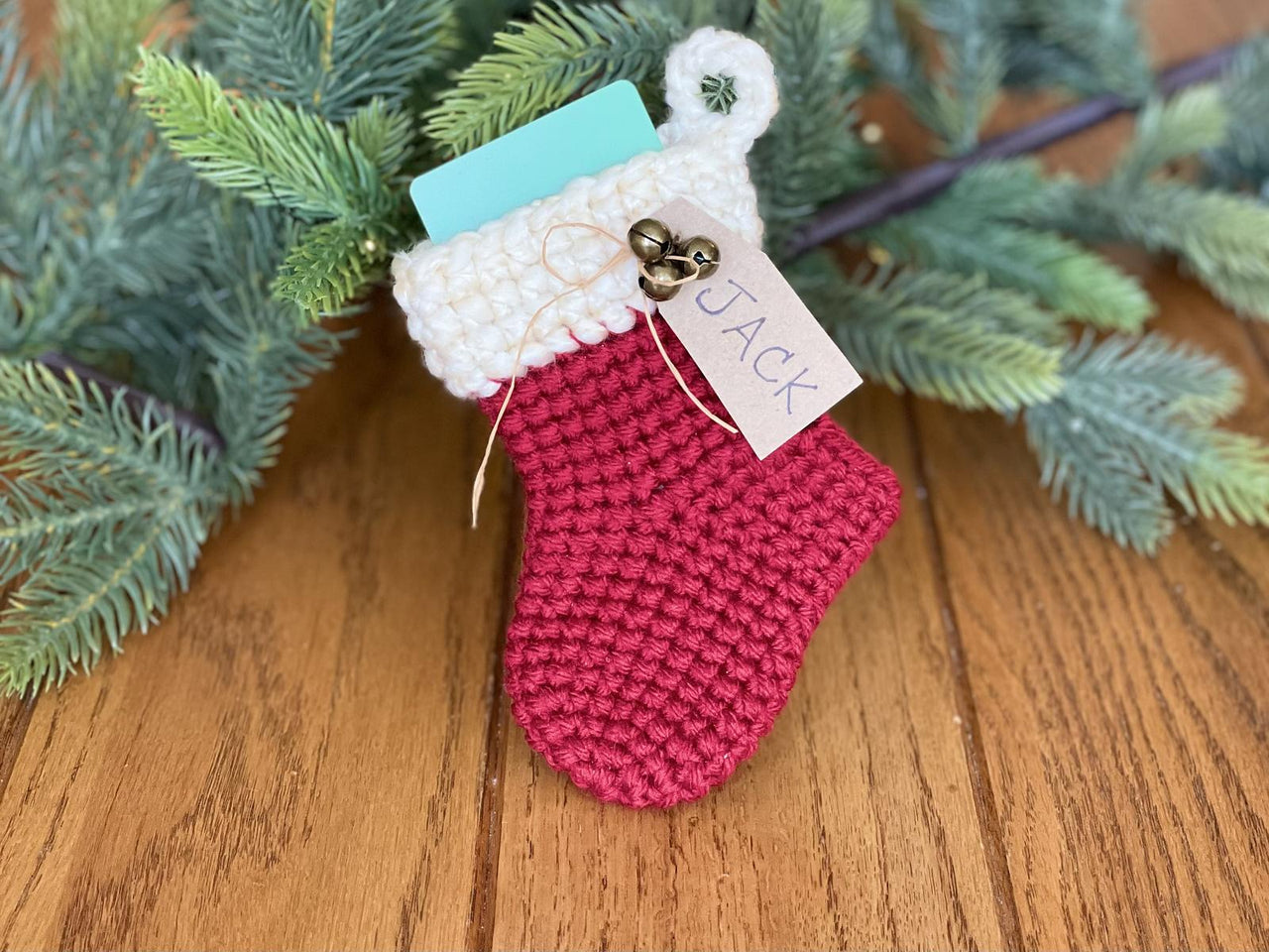 Stocking Gift Card Holder