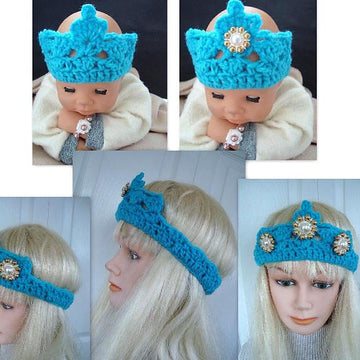 708 PRINCESS CROWN TIARA, baby to adult, costume play headband