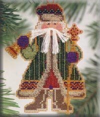 Mill Hill Bell Ringer Santa Cross Stitch Kit