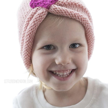 Gathered Heart Hat