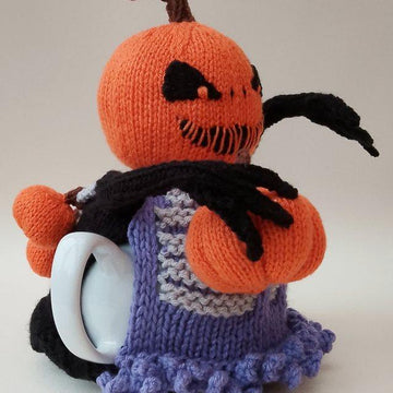 Halloween Pumpkin Reaper Tea Cosy