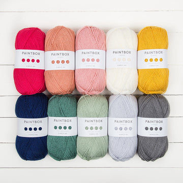 Paintbox Yarns Simply DK 10 Ball Colour Pack Designer Picks