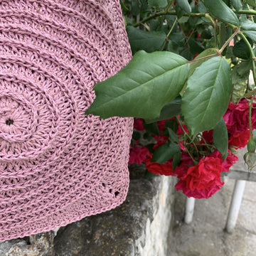 Raphia "Shell" bag