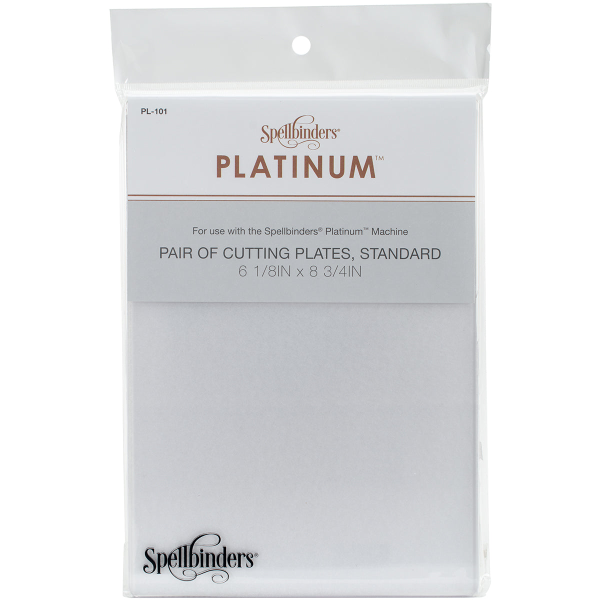 Spellbinders Platinum Cutting Plates 2/Pkg - Standard 6.125"X8.75"