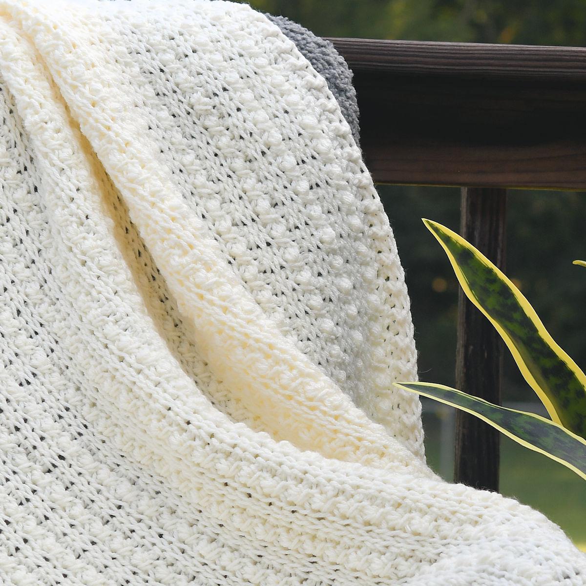 Tunisian Mini Cables Afghan