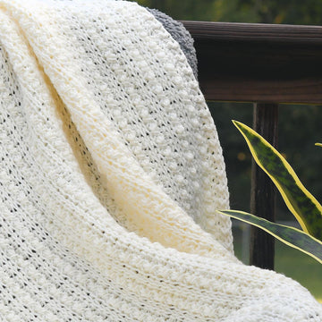 Tunisian Mini Cables Afghan