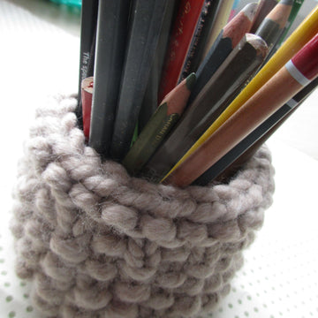 Quick Knit Basket