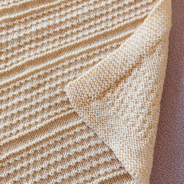 Idris Baby Blanket in Aran or DK