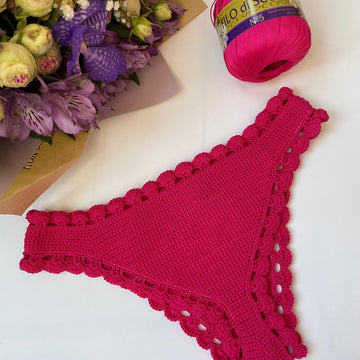Crochet bikini brazilian panties "Sharon"