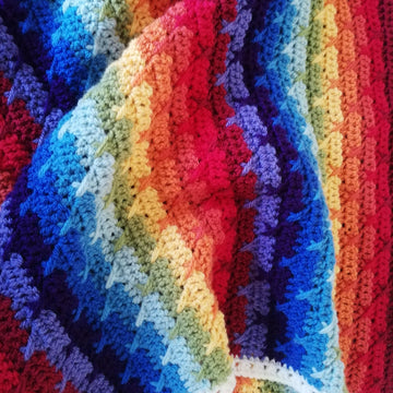 Rainbow Kisses Blanket