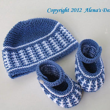 Knit Hat & Shoe Sets