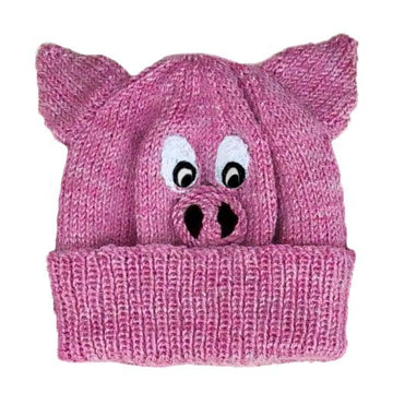 Cute Hats to Knit 1 - pig, cat, owl, bear, racing car