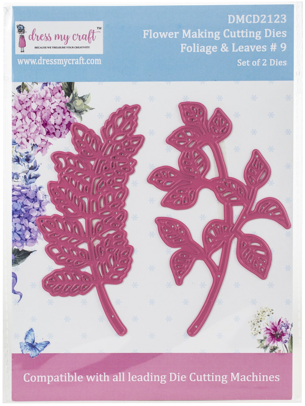 Dress My Craft Dies - Flower Making-Foliage & Leaves #9