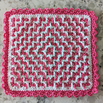 Bullseye Woven Hot Pad & Coaster