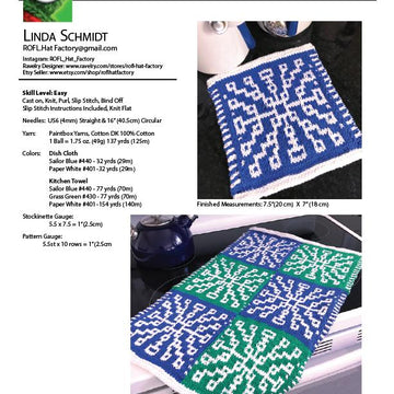 Slip Stitch Kitchen Snow Flakes